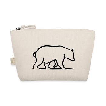 Brown Bear - Grizzly - Organic Pouch - nature - Front