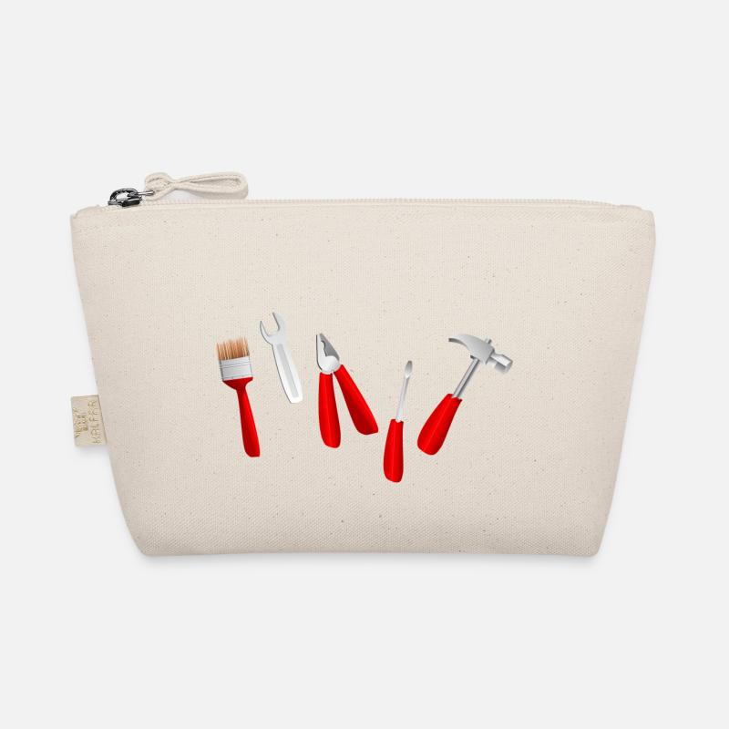 tool tools brush hammer screwdriver pliers Organic Pouch