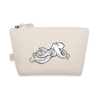tintenfisch giant octopus krake kalmar sepien fish - Bio-Täschchen - Natur - Vorne