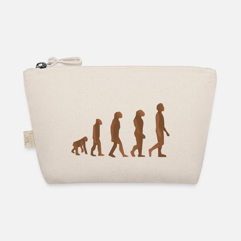 neanderthal cave man caveman steinzeit2 Organic Pouch