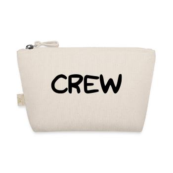 Schriftzug CREW - Bio-Täschchen - Natur - Vorne