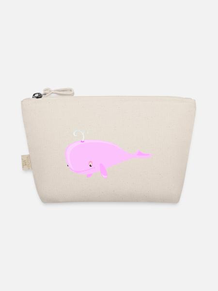 Wal Pink - Bio-Täschchen - Natur