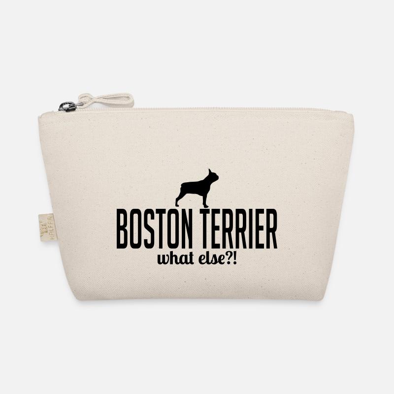 BOSTON TERRIER what else - Bio-Täschchen - Natur