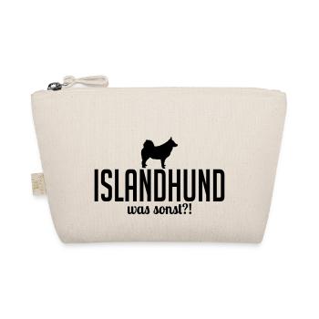 ISLANDHUND was sonst - Bio-Täschchen - Natur - Vorne