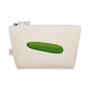 Gurke Zuccini Zucchini Zuchini Spreewald Geschenk - Bio-Täschchen - Natur - Vorne