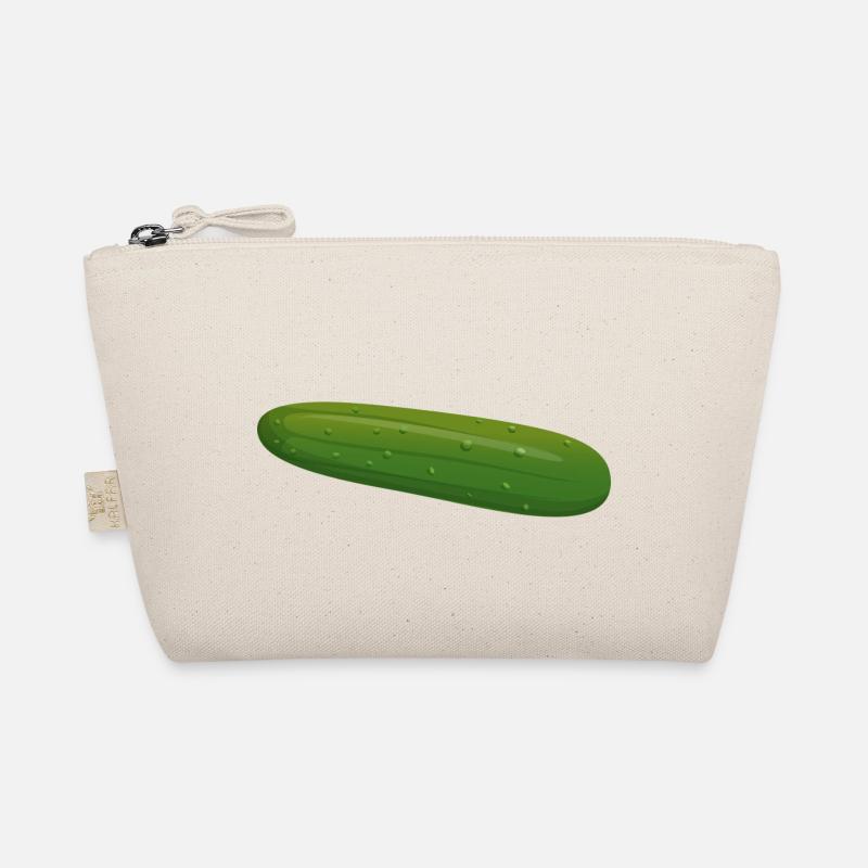 Gurke Zuccini Zucchini Zuchini Spreewald Geschenk - Bio-Täschchen - Natur