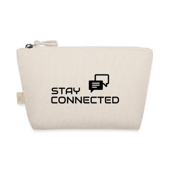 Stay connected - Organic Pouch - nature - Front