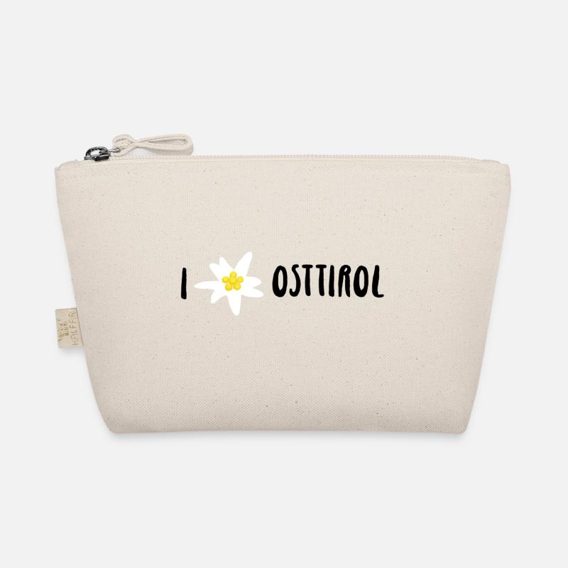 I love Osttirol Edelweiss Edition - Bio-Täschchen - Natur