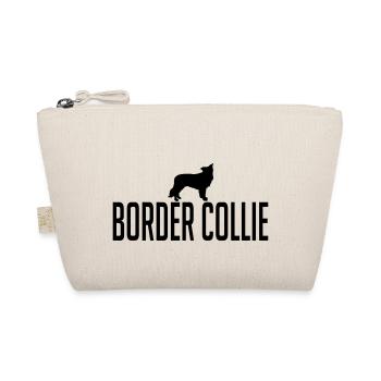 BORDER COLLIE dog - Organic Pouch - nature - Front
