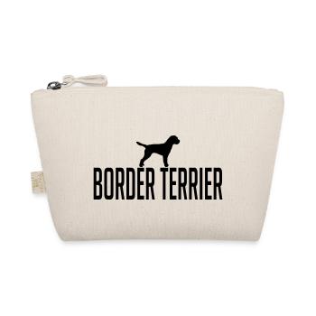 BORDER TERRIER dog - Organic Pouch - nature - Front
