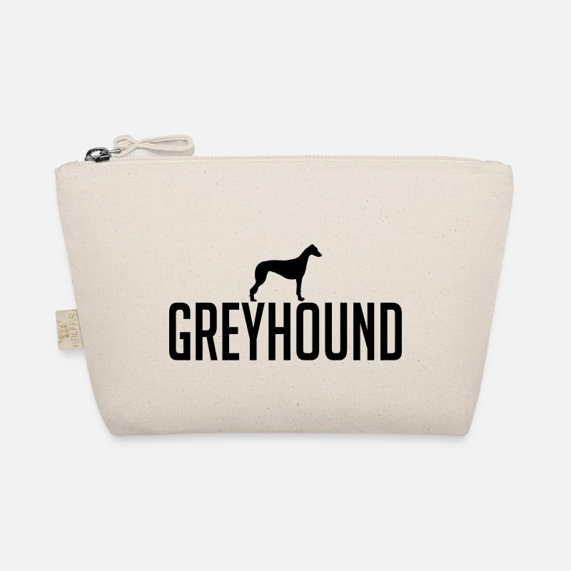 GREYHOUND dog Organic Pouch