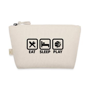 Eat Sleep Play Basketball - Bio-Täschchen - Natur - Vorne