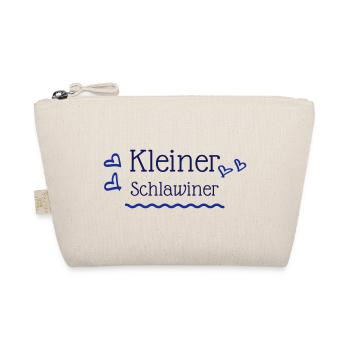 Kleiner Schlawiner Kinder Baby Geschenk Idee - Bio-Täschchen - Natur - Vorne