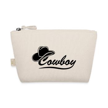 Police de cowboy avec chapeau - Trousse biologique - nature - Devant
