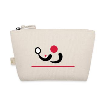 Table Tennis - Player with Ball (Table Tennis) - Organic Pouch - nature - Front