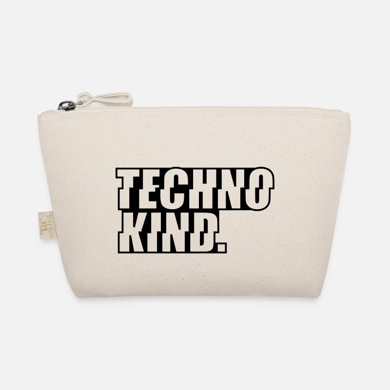 Technokind Rave Festivals Techno Party Afterhours Bio-Täschchen