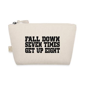 fall down seven get up 8 - Organic Pouch - nature - Front