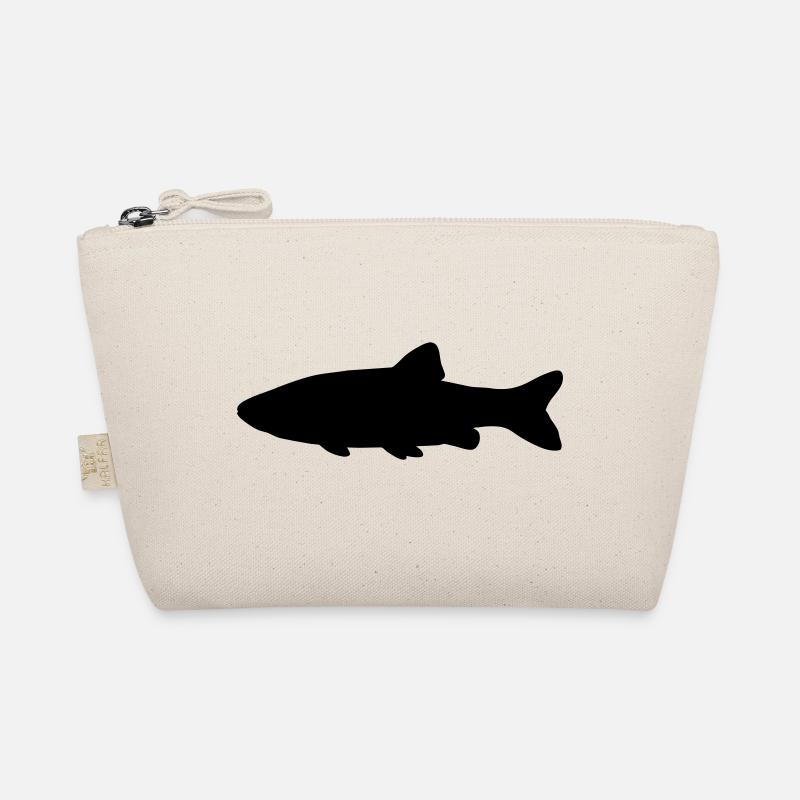 Fish silhouette chub Organic Pouch