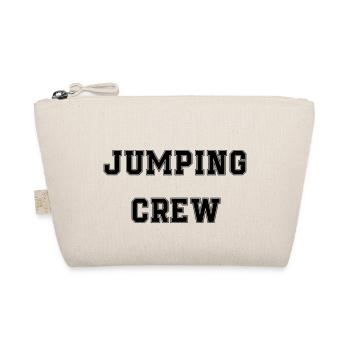 jumping trampolin girl jumpen jump Geschenk - Bio-Täschchen - Natur - Vorne