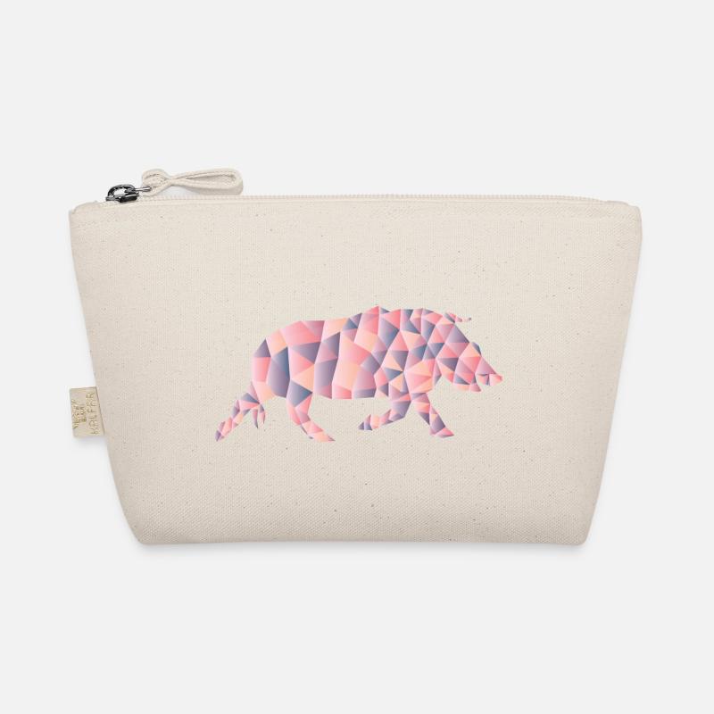 Ox Bull Pattern PatternEd Gift Idea - Organic Pouch - nature