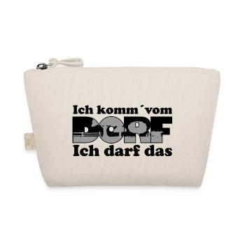 Ich komm vom Dorf - Bio-Täschchen - Natur - Vorne