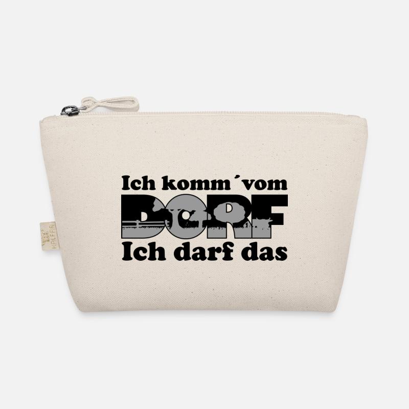 Ich komm vom Dorf - Bio-Täschchen - Natur