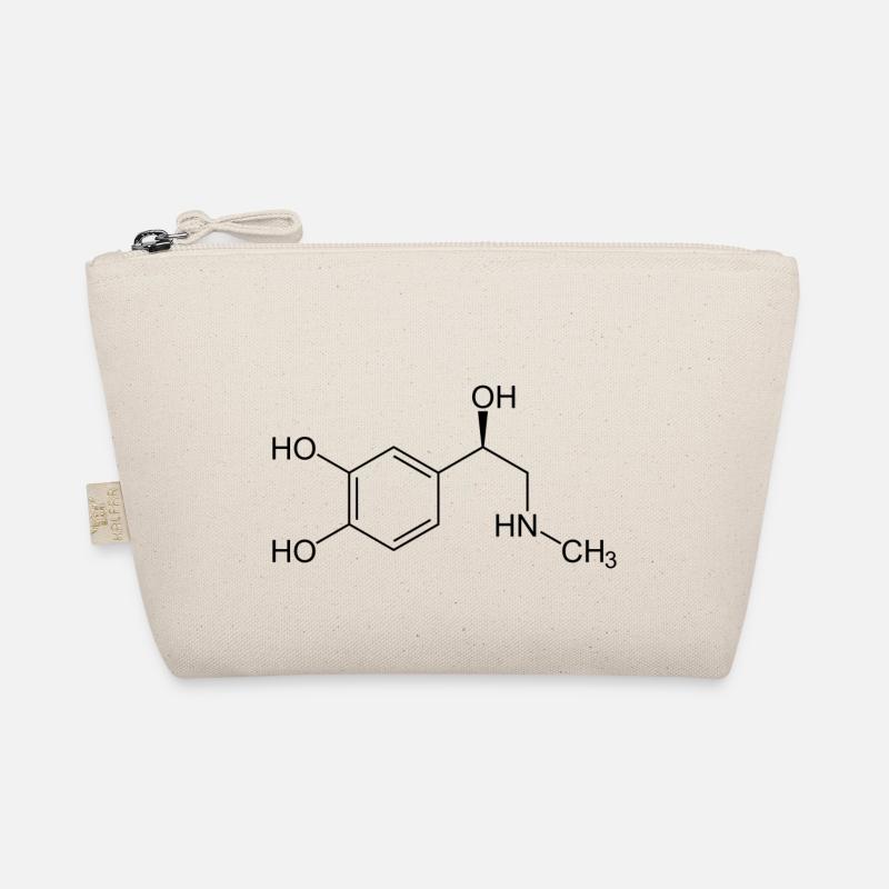 Adrenaline structural formula Organic Pouch