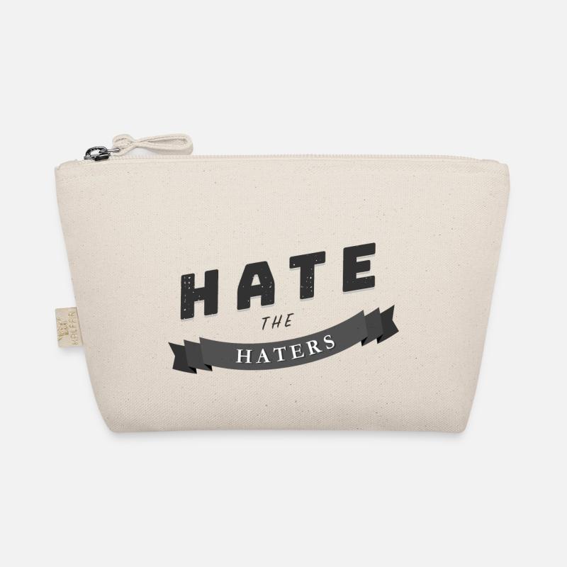 hate the haters Spruch Geschenk Bio-Täschchen