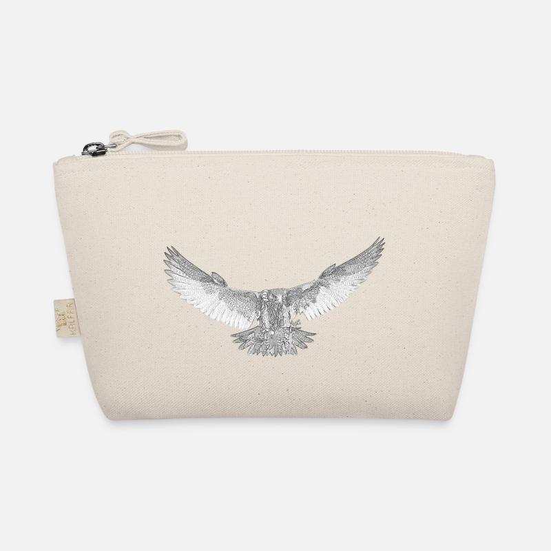 Hawk drawn Organic Pouch