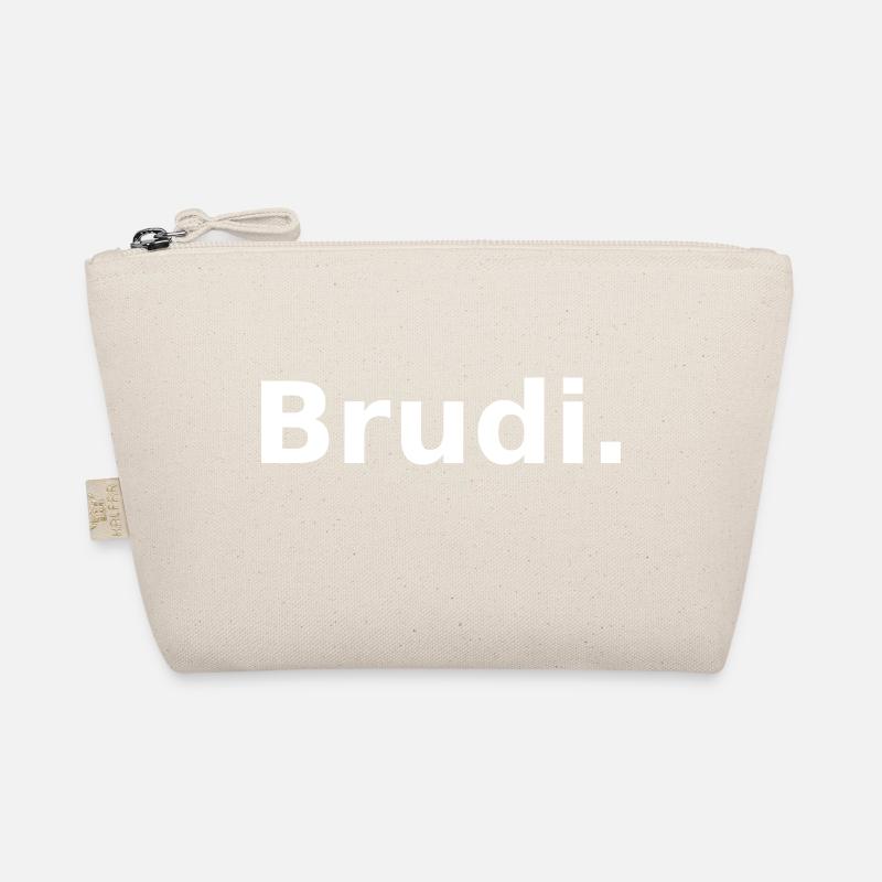 BRUDI. Der liebe Bruder aka Brudi - Bio-Täschchen - Natur