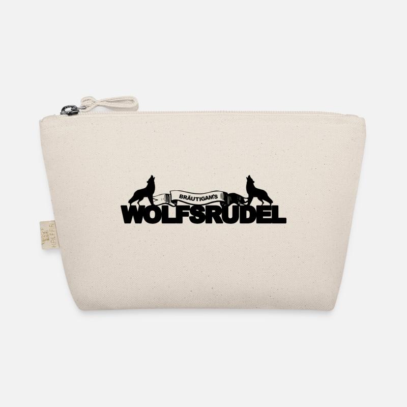 Bräutigam Wolfsrudel Junggesellenabschied Geschenk Bio-Täschchen