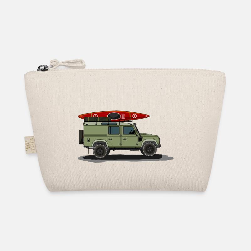 Geländewagen Ikone im coolen Design - Bio-Täschchen - Natur