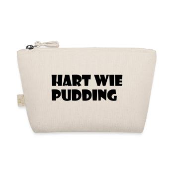 Hart wie Pudding - Bio-Täschchen - Natur - Vorne