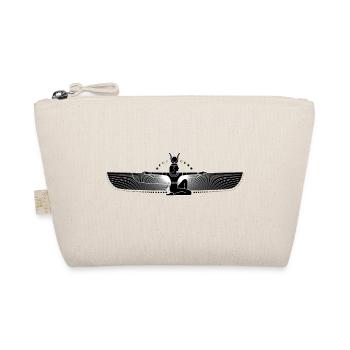 Déesse égyptienne en noir - Trousse biologique - nature - Devant