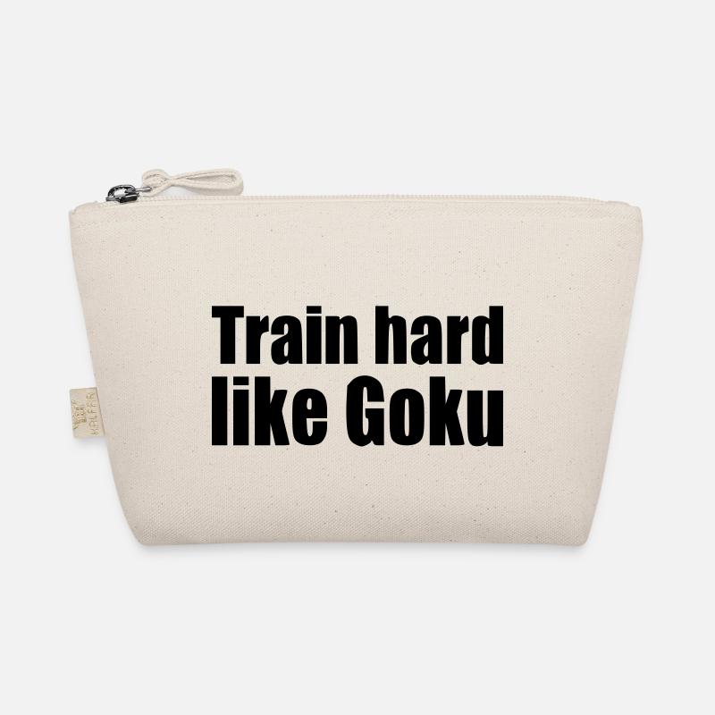 Train hard like goku workout gym gift anime Organic Pouch