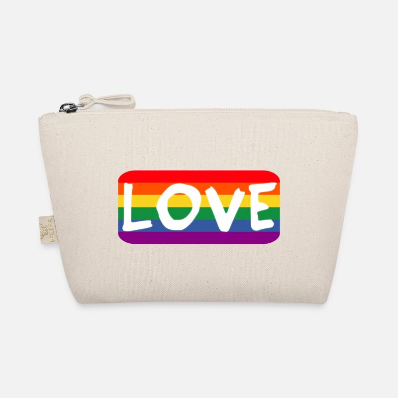 Love Pride Rainbow Organic Pouch