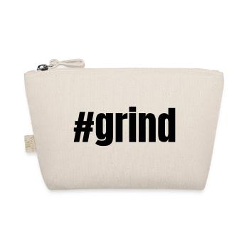 #grind | Motivation Geschenkidee - Bio-Täschchen - Natur - Vorne