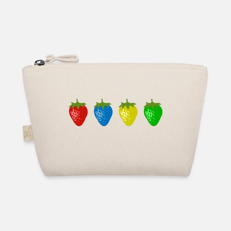Bunte Erdbeeren Bio-Täschchen