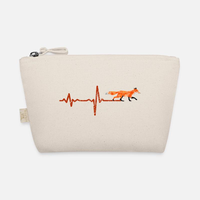 Heartbeat Fuchs - Geschenk Bio-Täschchen