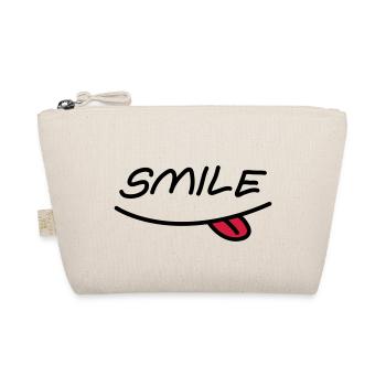 Smiley bouche - Trousse biologique - nature - Devant