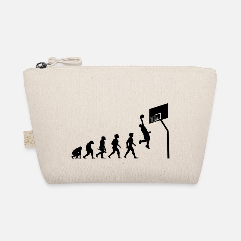 Evolution basketball netball player sport Organic Pouch