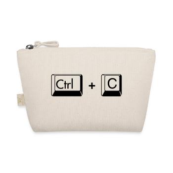 Copy Paste Funny Gift for Gemini - Organic Pouch - nature - Front