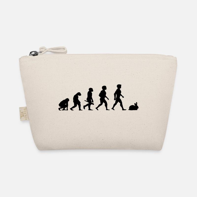 Evolution rabbit rabbits rabbit bunny rodents Organic Pouch
