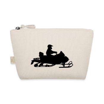 Snowmobile snowmobile snowmobile - Organic Pouch - nature - Front