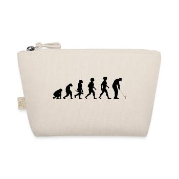 Evolution Golf Golfer Golfer Golf Course - Organic Pouch - nature - Front