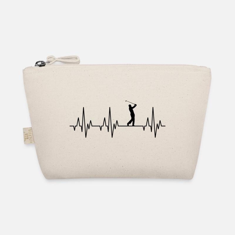 Parcours de golf Heartbeat ECG Golf Golfer Golfer Trousse biologique