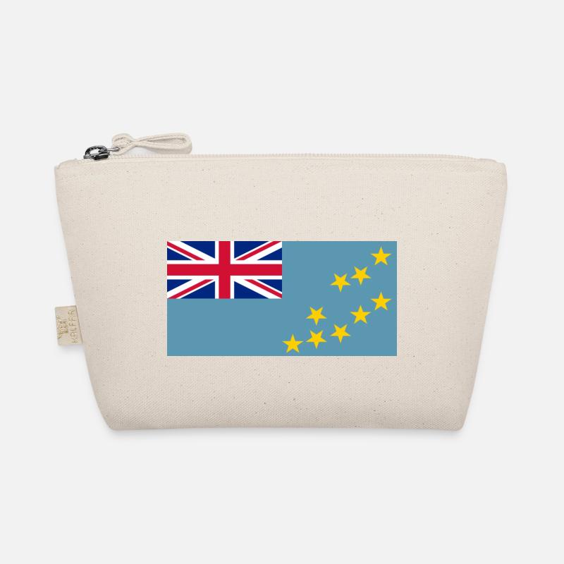 Tuvalu Flagg Organic Pouch