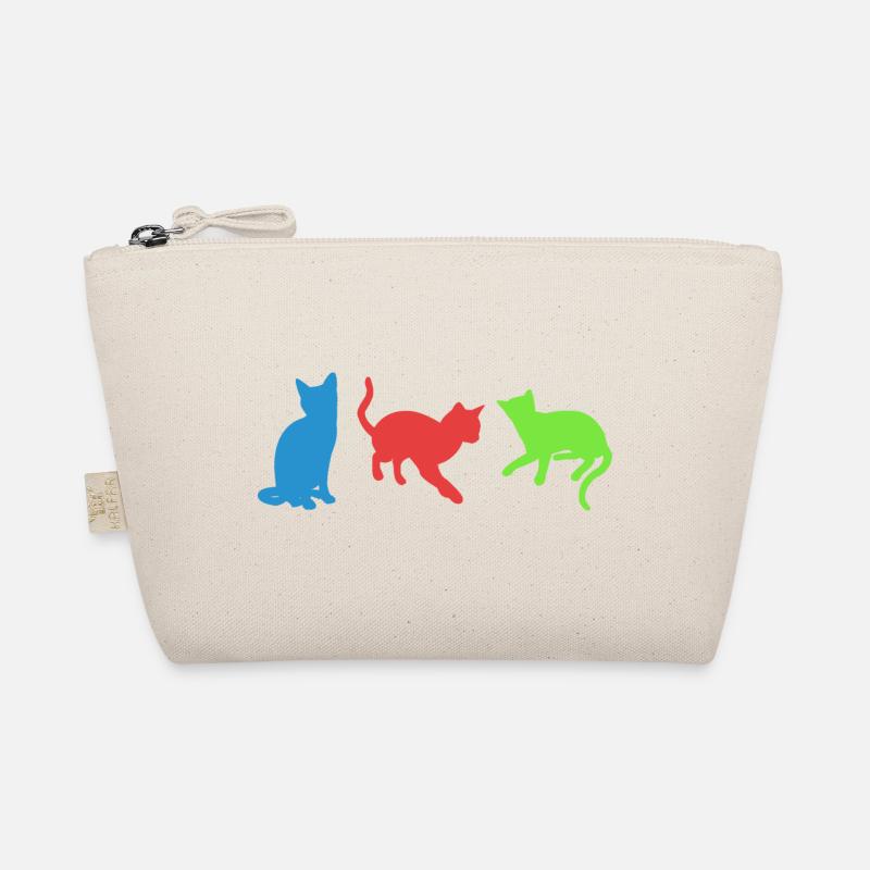 Katzen - Bio-Täschchen - Natur