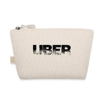 Über Uber Wort Spruch Wörter Worte - Bio-Täschchen - Natur - Vorne
