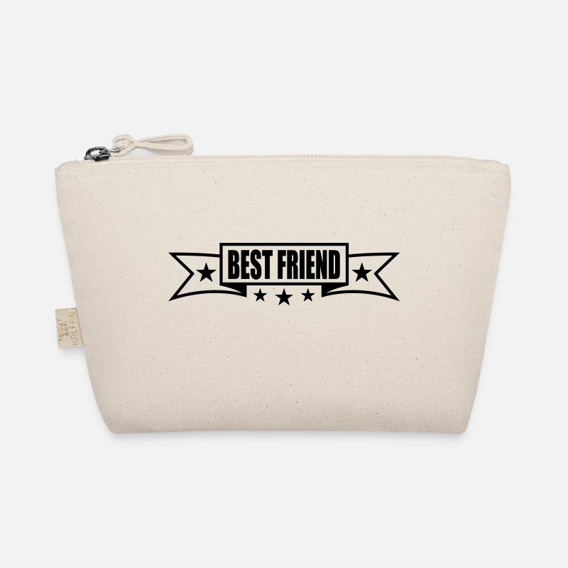banner sterne linie best friends text logo freunde Bio-Täschchen